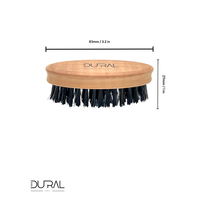 Dural Pear wood small beard brush - Halal compliant