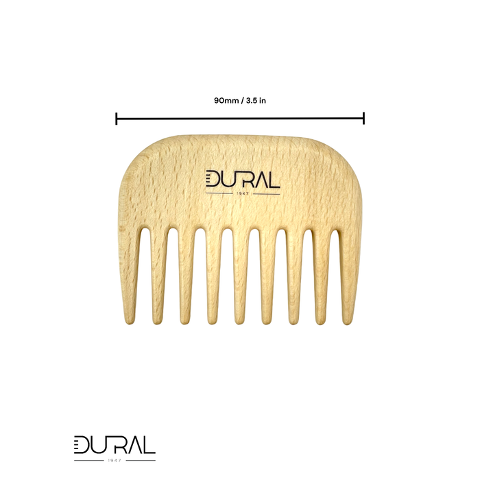 Dural Beech wood Afro comb