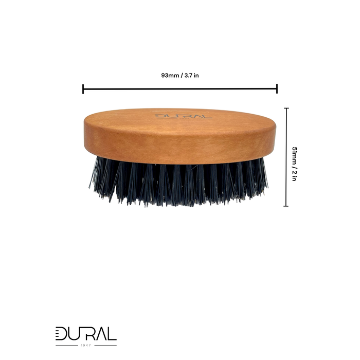 Dural Pear wood beard brush with wild boar bristles