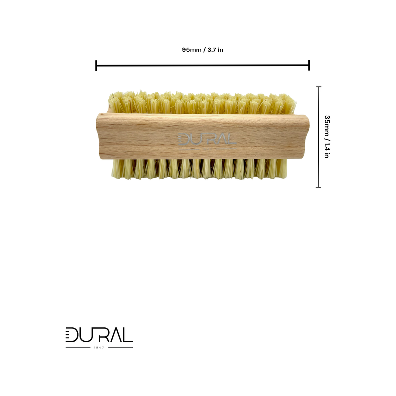 Dural Dural plain Beech wood hand/nails brush with Tampico fiber -4/6 rows Hand/Nails Brush