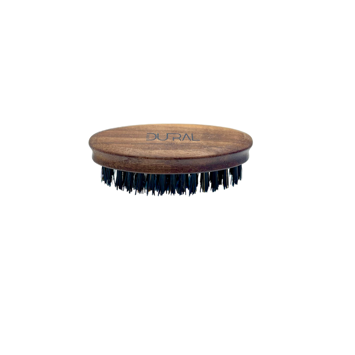 Dural nutwood beard brush with pure wild boar bristles