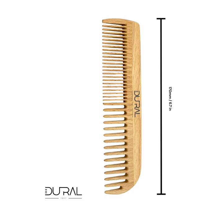 Dural Beech wood men's comb