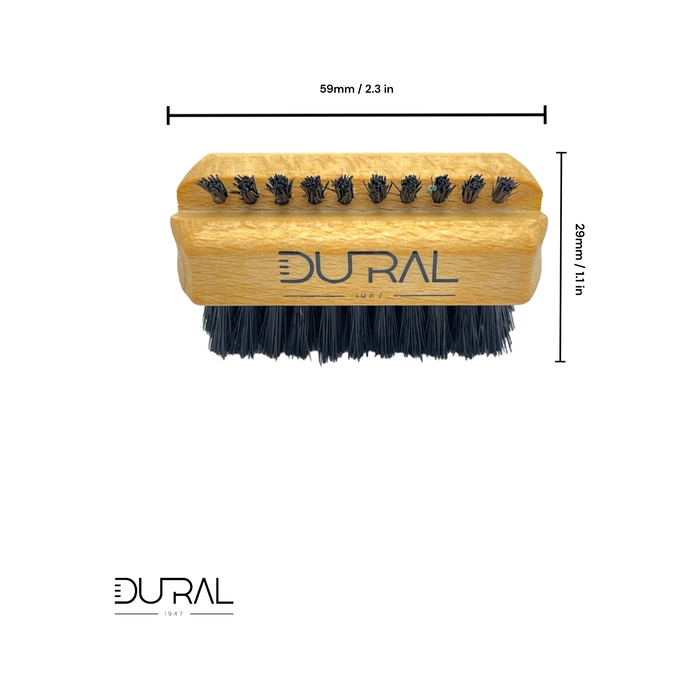 Dural Beech wood travel size hand/nail brush