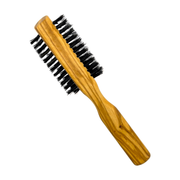Dural Dural Olive wood half-round hair brush with boar bristles - 7 rows Hair Brush