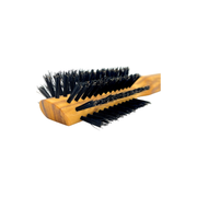 Dural Dural Olive wood half-round hair brush with boar bristles - 7 rows Hair Brush