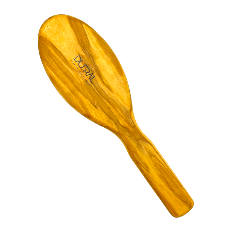 Dural Dural Olive wood rubber cushion hair brush with steel pins and ball tips Hair Brush