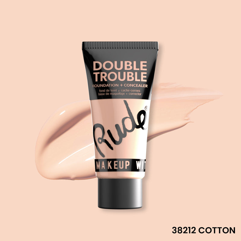 Rude Cosmetics Double Trouble Foundation and Concealer Foundation