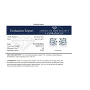 Bids.com AGS Certified 14K White Gold 1.0 Cttw 4-Prong Set Brilliant Round-Cut Solitaire Diamond Push Back Stud Earrings (I-J Color, I1-I2 Clarity) Earrings