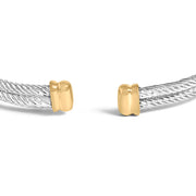 Bids.com 18K Yellow Gold Plated .925 Sterling Silver Diamond Accent Dragonfly Medallion Bangle Bracelet (I-J Color, SI1-SI2 Clarity) - 7.75 Inches Bracelets