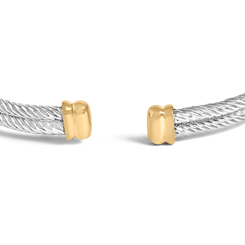 Bids.com 18K Yellow Gold Plated .925 Sterling Silver Diamond Accent Dragonfly Medallion Bangle Bracelet (I-J Color, SI1-SI2 Clarity) - 7.75 Inches Bracelets