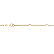 Bids.com 10K Yellow Gold 1/3 Carat Round Brilliant-Cut Diamond Modern Bezel-Set Solitaire 16"-18" Pendant Necklace (H-I Color, SI2-I1 Clarity) Necklaces