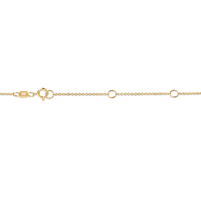 Bids.com 10K Yellow Gold 1/3 Carat Round Brilliant-Cut Diamond Modern Bezel-Set Solitaire 16"-18" Pendant Necklace (H-I Color, SI2-I1 Clarity) Necklaces
