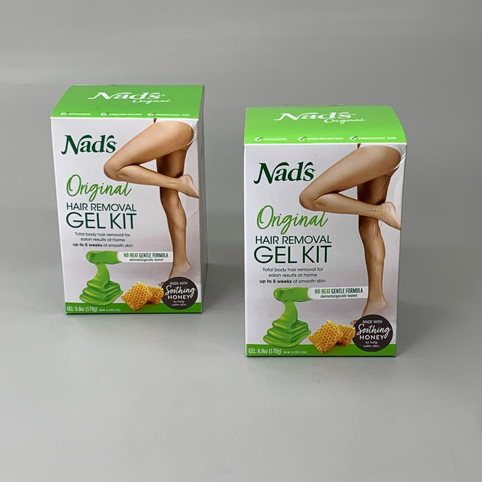 Paywut - Nads 2 Pk Original Hair Removal Gel Kit Soothing Honey 3456