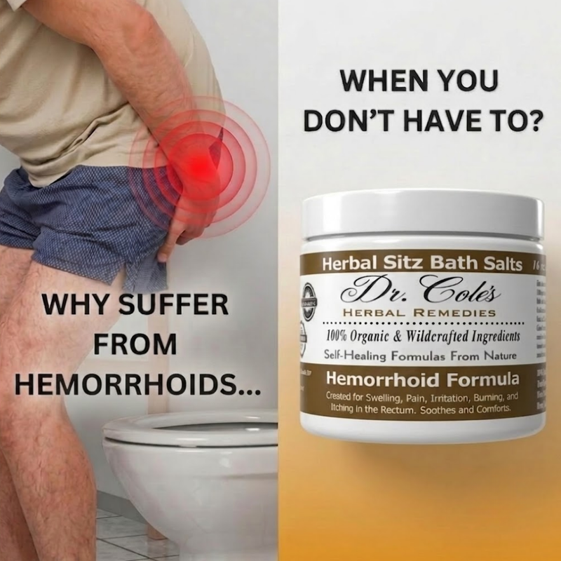 COLEHERBALS LLC 02 - Dr. Cole's Hemorrhoid Salts Herbal Lavender