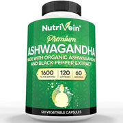 Nutrivein Ashwagandha - 120 Capsules G8-X520-YLOM