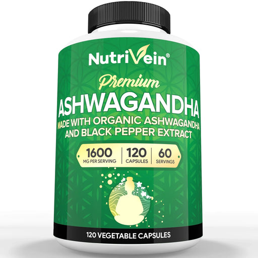 Nutrivein Ashwagandha - 120 Capsules G8-X520-YLOM