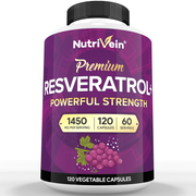 Nutrivein Resveratrol - 120 Capsules RP-IIR3-VE7F