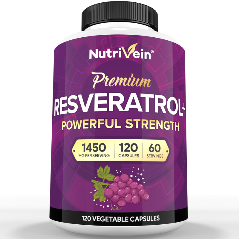 Nutrivein Resveratrol - 120 Capsules RP-IIR3-VE7F