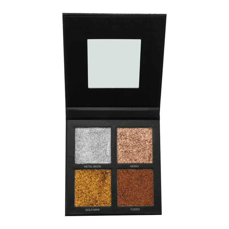 Prolux Cosmetics Ultra Light Pressed Glitter Palette glitter