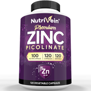 Nutrivein Zinc Picolinate - 120 Capsules 9J-MCFT-H5FQ
