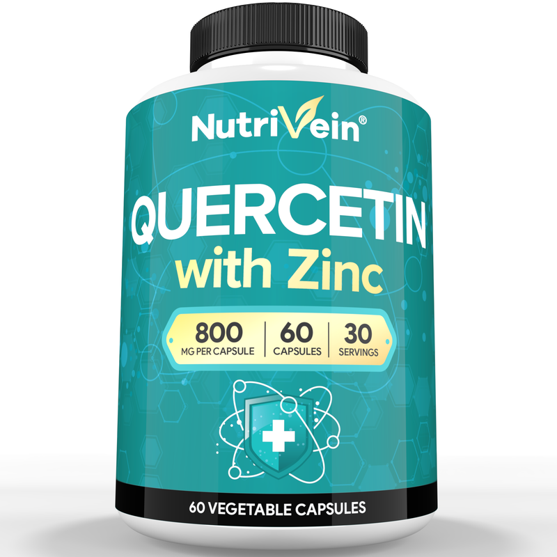 Nutrivein Quercetin With Zinc - 60 Capsules M6-W6D5-W1ZN