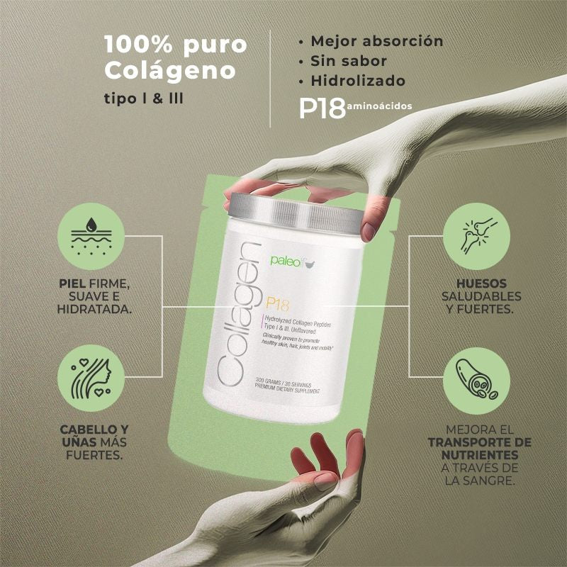 Paleolife Collagen P18 collagenp18 Dark Gray 1 Pack,3 Pack,6 Pack