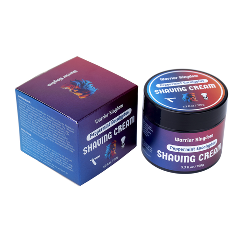 WhollyKaw WhollyKaw Warrior Kingdom Luxury Shaving Cream - Peppermint Eucalyptus Shaving Cream