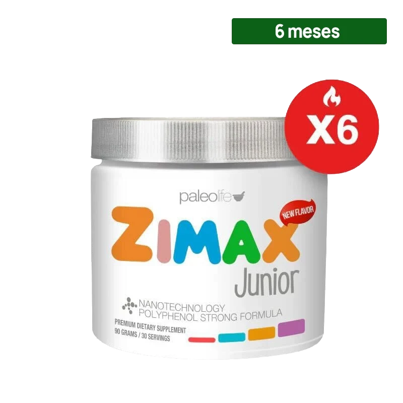 Paleolife Crecimiento Vital Zimax Junior ¡ANTIOXIDANTE NATURAL NUEVO! Black 6 Meses