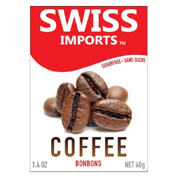 Swiss Imports Swiss Imports Coffee Sugar Free Bonbons Hard Candy Drops  1.4 Oz Candy