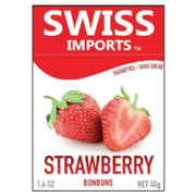 Swiss Imports Swiss Imports Strawberry Sugar Free Bonbons Hard Candy Drops 1.4 Oz Candy