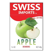 Swiss Imports Swiss Imports Apple Sugar Free Bonbons Hard Candy Drops 1.4 Oz Candy