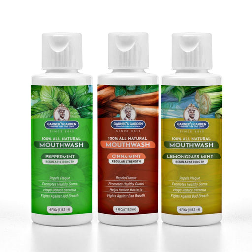 Garner's Garden Travel Sized - Natural Mouthwash | H2O2 | Fluoride Free Oral Care