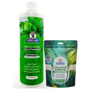 Garner's Garden Natural Mouthwash and Tooth Powder | H2O2 | Antibacterial Fluoride-Free Mouthwash
