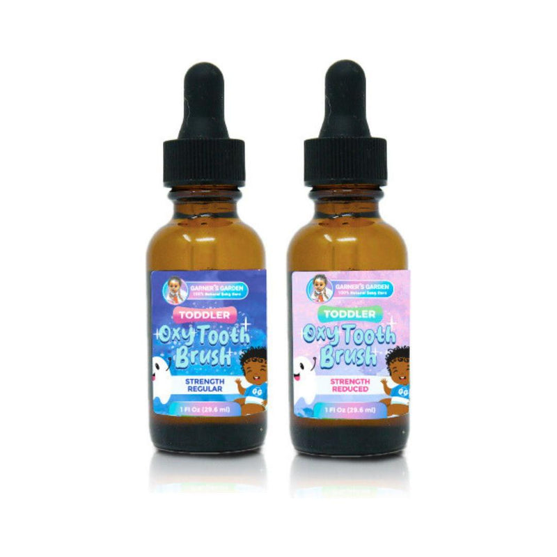 Garner's Garden Toddler Oxy Tooth Brush | H2O2 | Fluoride Free Oral Care
