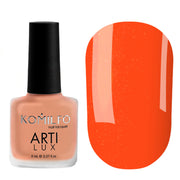 nbmsupply KOMILFO ARTILUX 035 NAIL REGULAR POLISH(NOT A GEL)(ORANGE, WITH SHIMMER), 8 ML 222035
