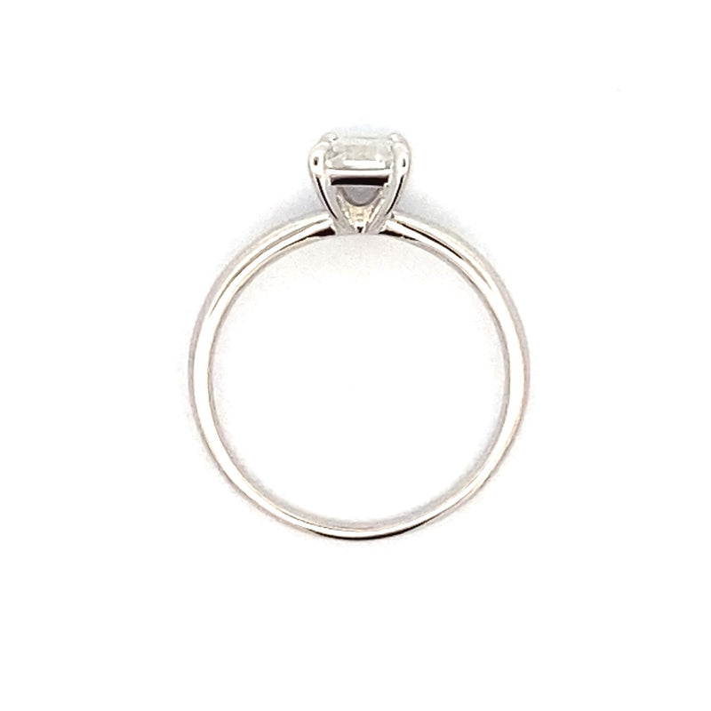 Bids.com .98ct Moissanite  Sterling Silver Rings