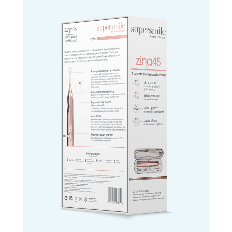 Stirling Soap Co zina45™ sonic toothbrush Toothbrushes