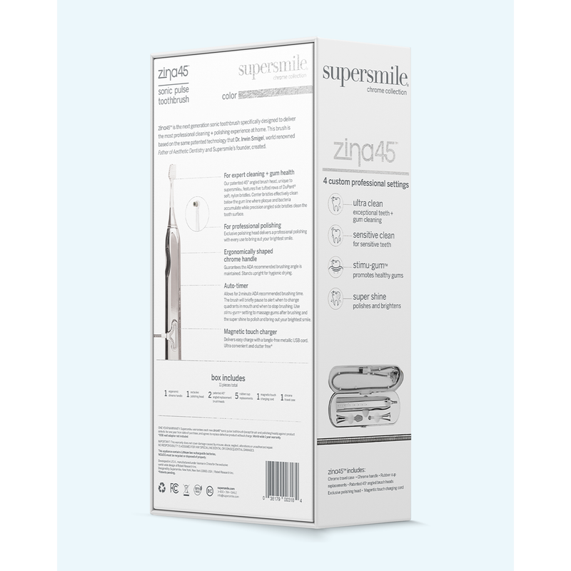 Stirling Soap Co zina45™ sonic toothbrush Toothbrushes