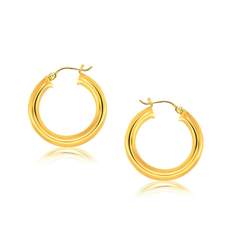 Bids.com 14k Yellow Gold Polished Hoop Earrings (30 mm) Earrings