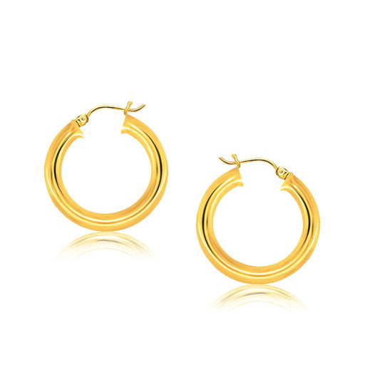 Bids.com 14k Yellow Gold Polished Hoop Earrings (30 mm) Earrings