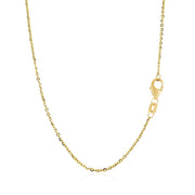 Bids.com 14k Yellow Gold Chain Necklace with a Shiny Flat Bar Necklaces