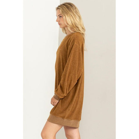 Girlfriend Sweatshirt Mini Dress