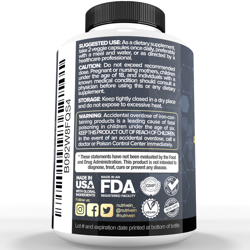 Nutrivein DHT Blocker with Biotin 1E-GQI9-P9FV