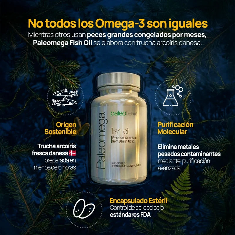 Paleolife Paleomega Paleomega Fish Oil 2 Pack Black 1 Pack,3 Pack,6 Pack