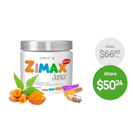 Paleolife Zimax® Junior Zimax Junior ¡ANTIOXIDANTE NATURAL NUEVO! Black 1 Pack,3 Pack,6 Pack