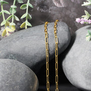 Bids.com 14K Yellow Gold Paperclip Chain (2.5mm) Necklaces