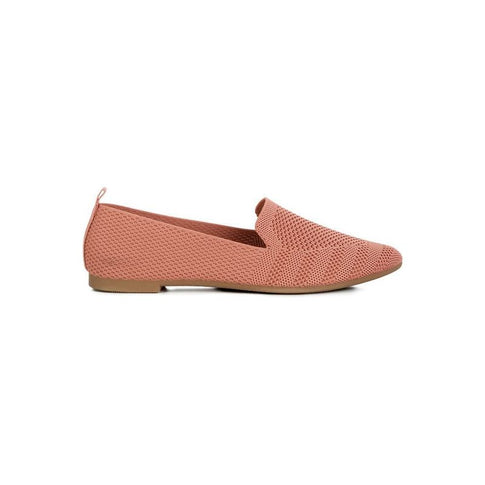 Akili Knit Textile Solid Flats