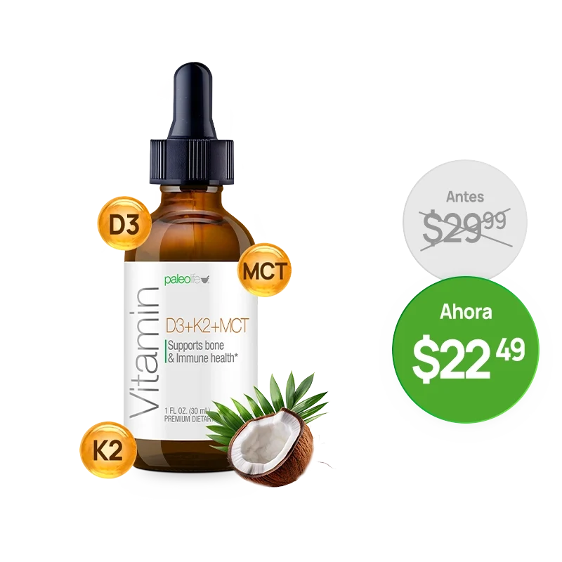 Paleolife Vitamin D3 & K2 Black 1 Pack,3 Pack,6 Pack
