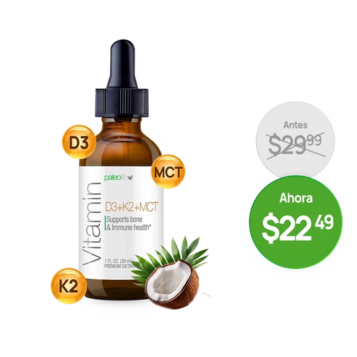 Paleolife Vitamin D3 & K2 Black 1 Pack,3 Pack,6 Pack