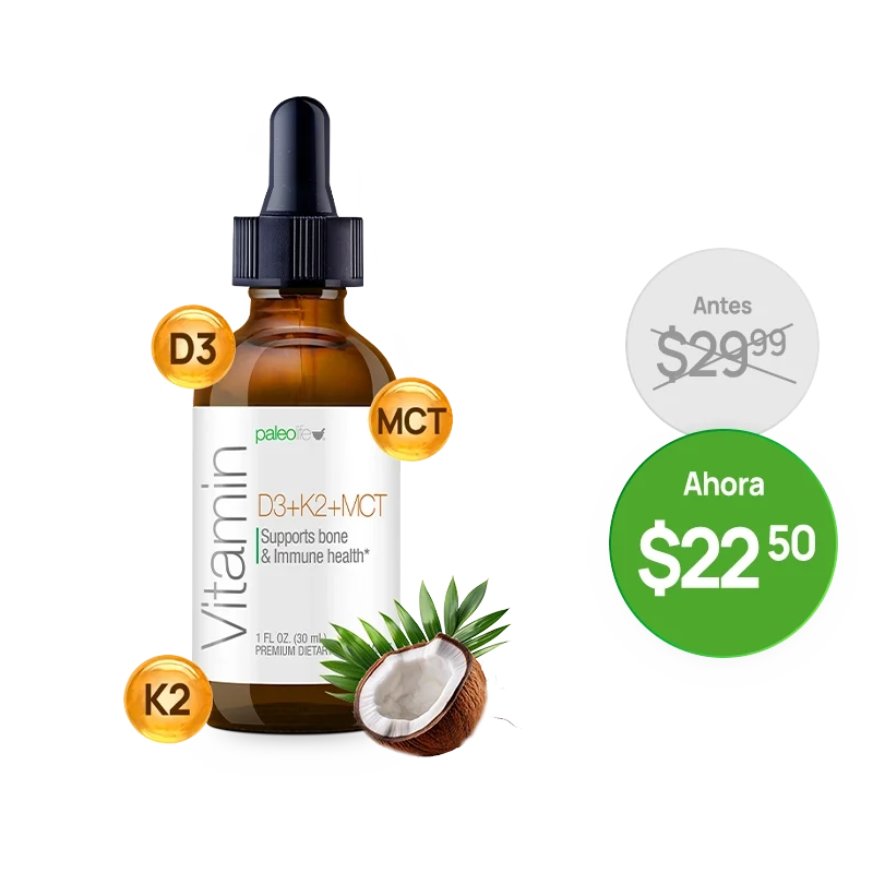 Paleolife Vitamin D3 & K2 Black 1 Pack,3 Pack,6 Pack